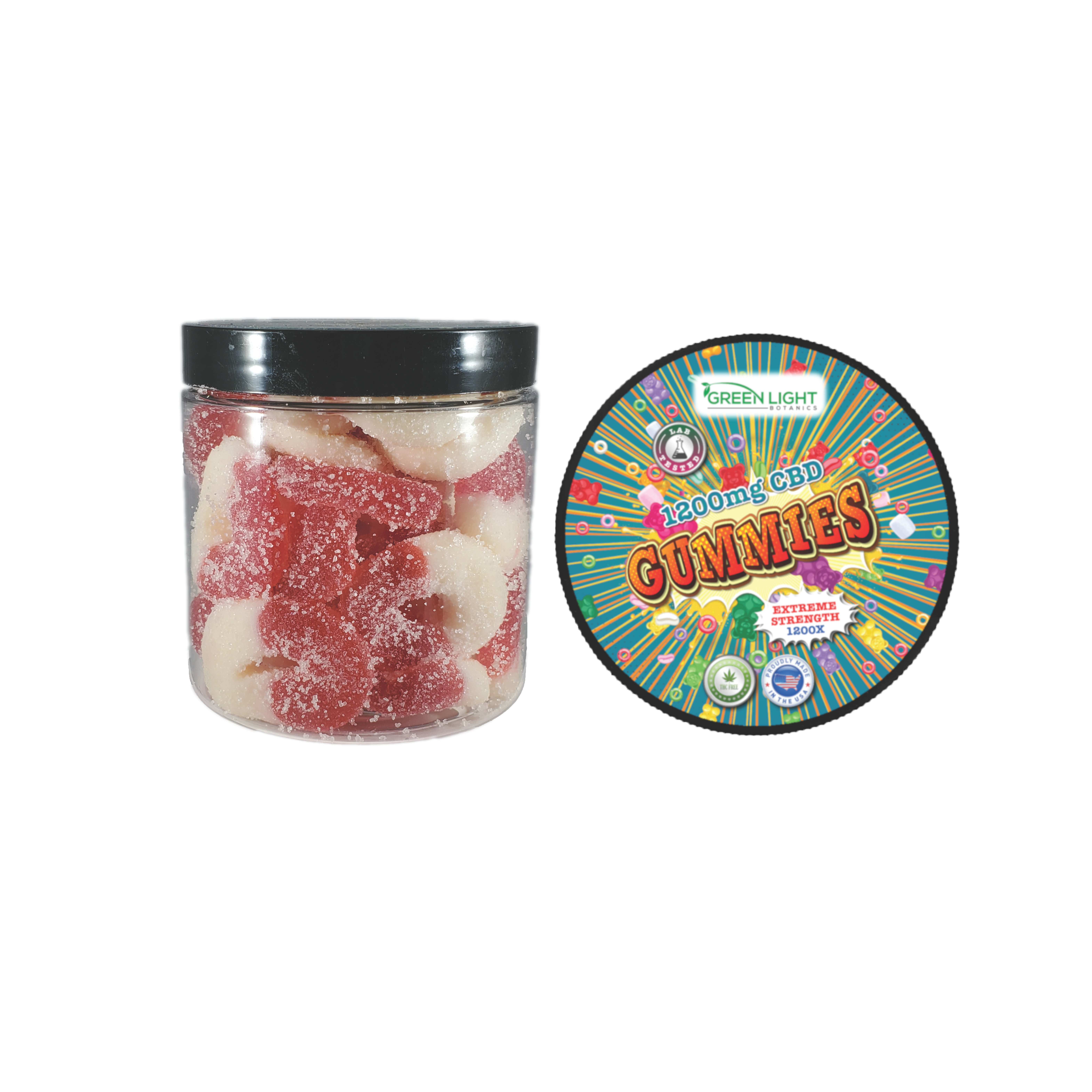 CBD Gummies - Cherry Rings - 1200mg