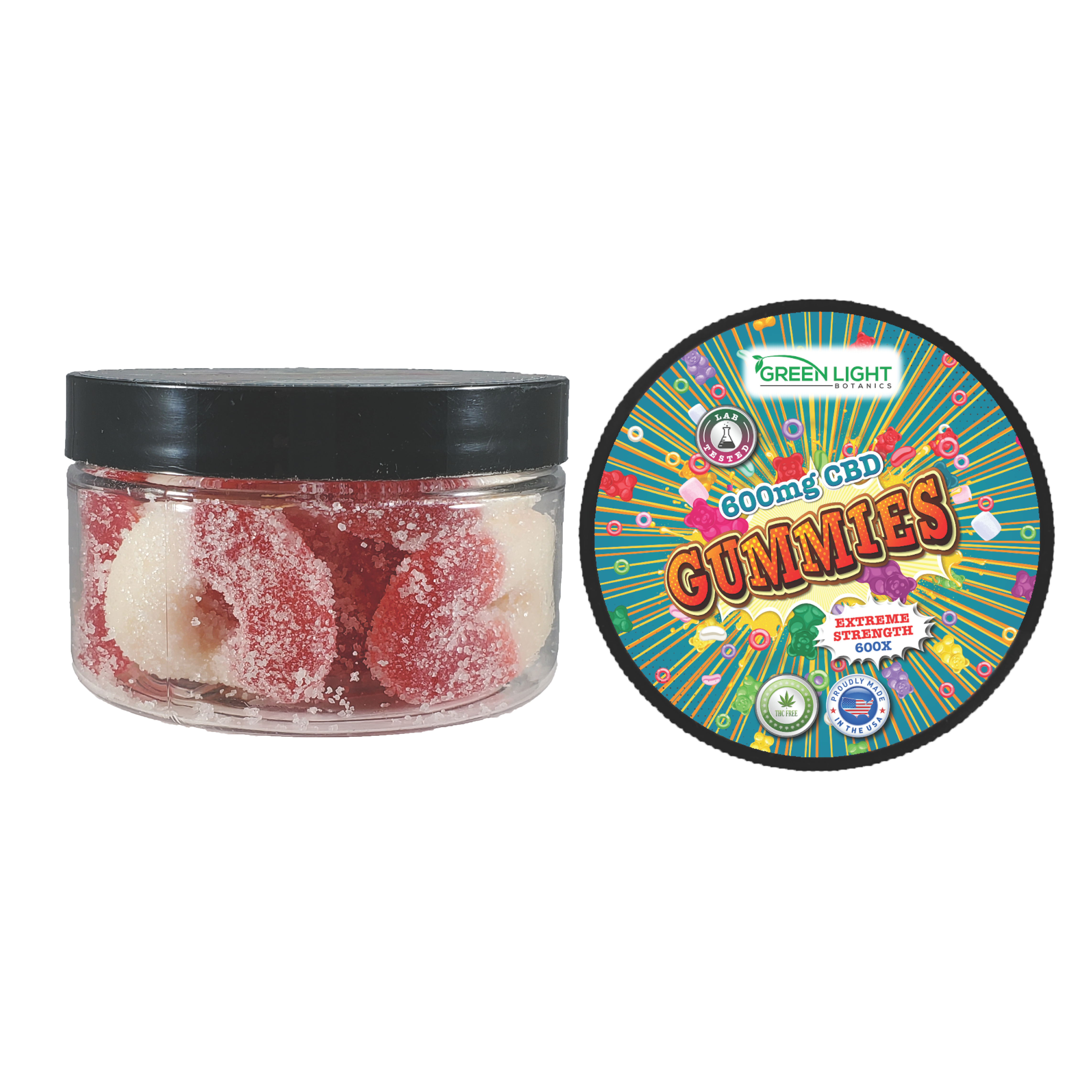 CBD Gummies - Cherry Rings - 600mg