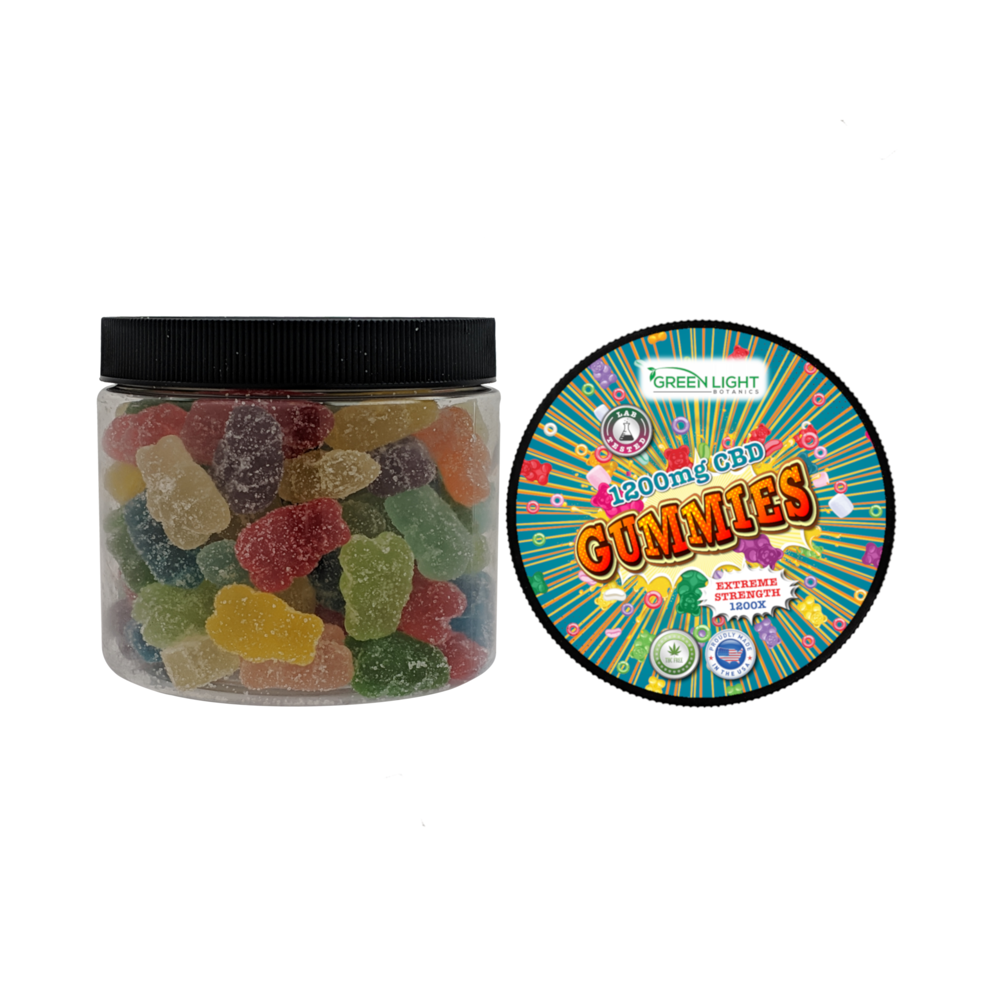 CBD Gummies - Bears - 1200mg