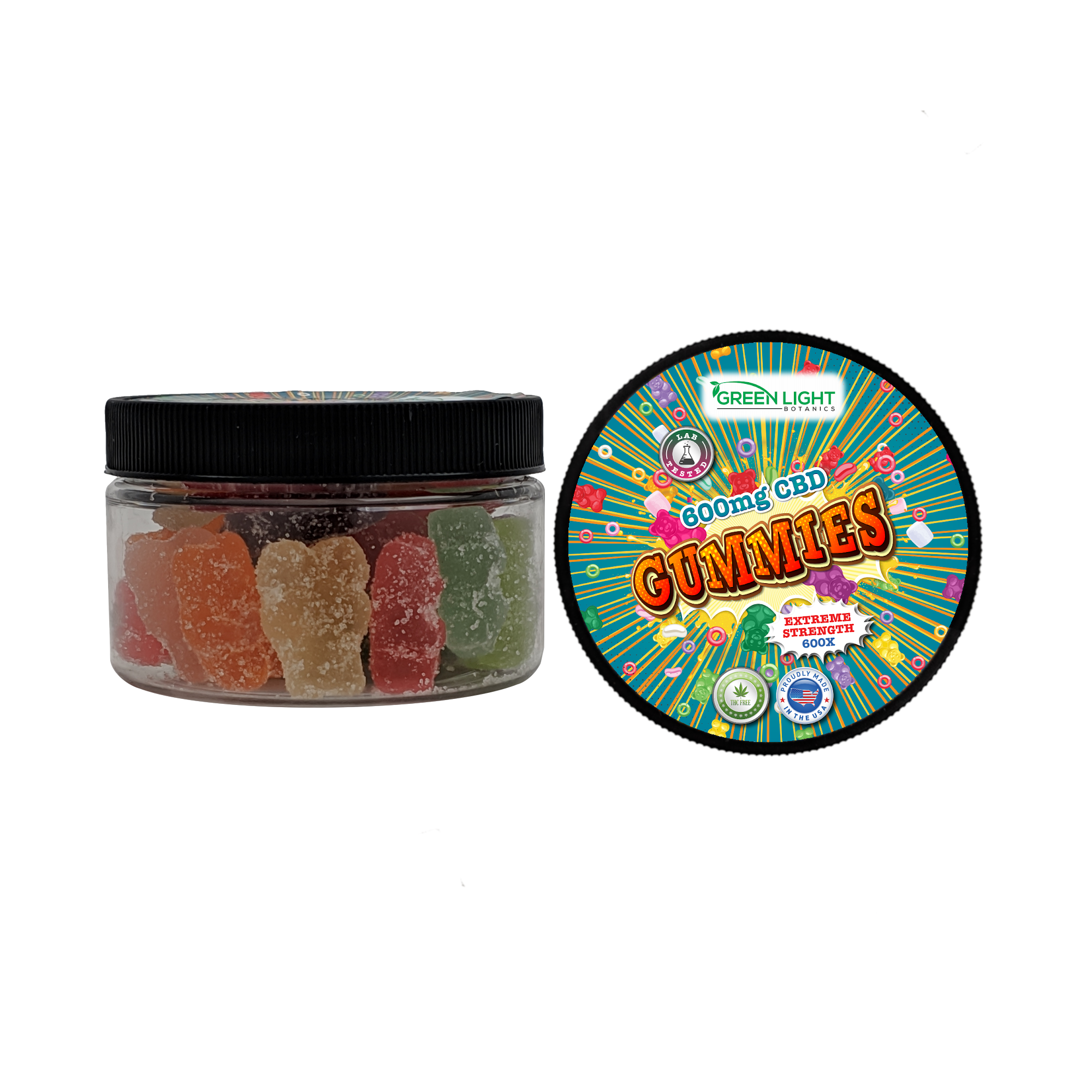 CBD Gummies - Bears - 600mg