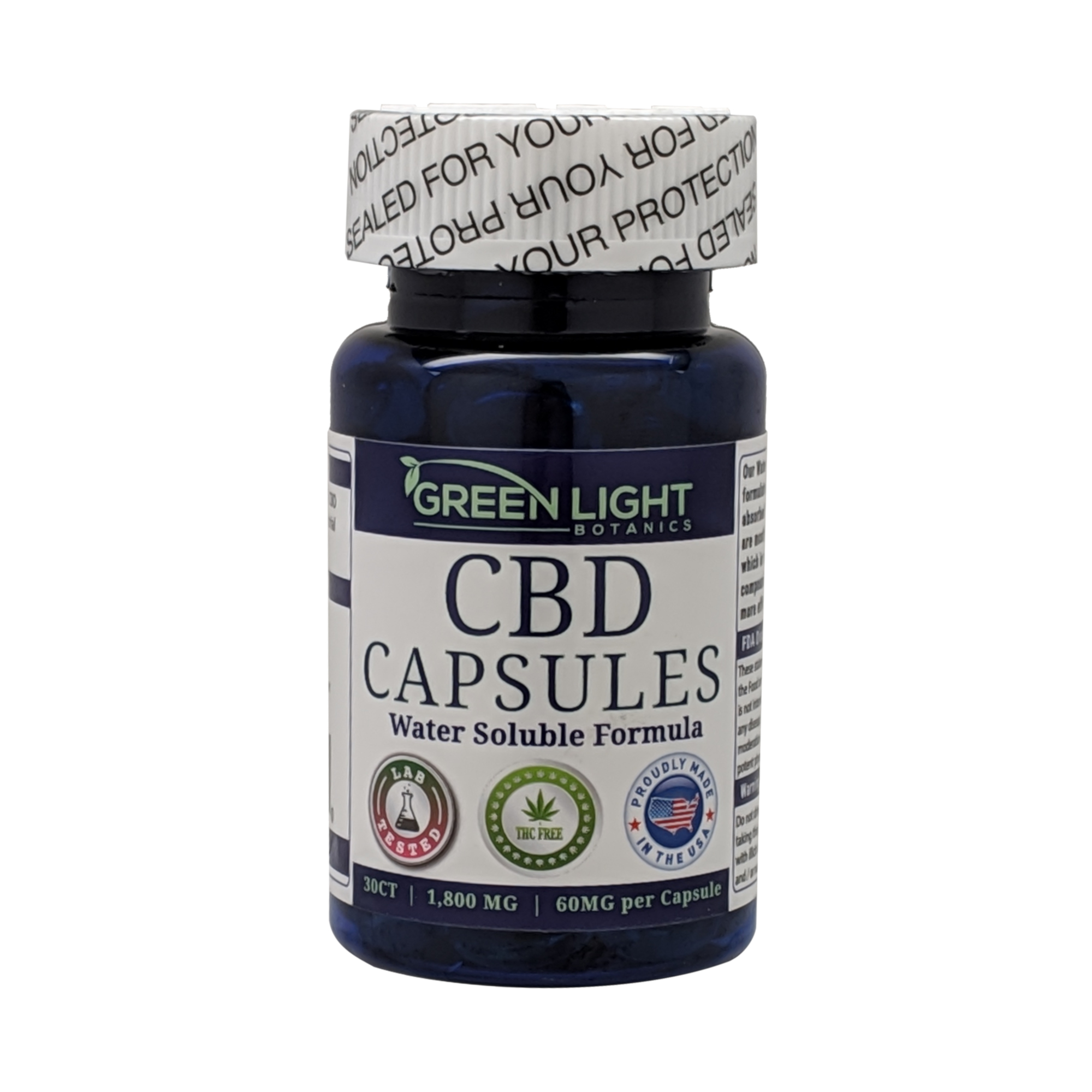 CBD Water Soluble Capsules 30ct 1800mg