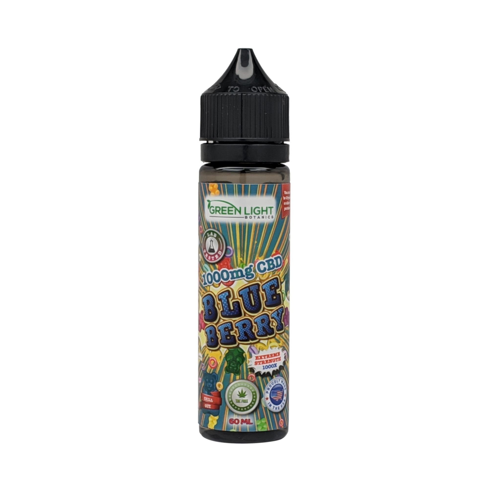 CBD Vape Liquid - Blueberry - 1000mg