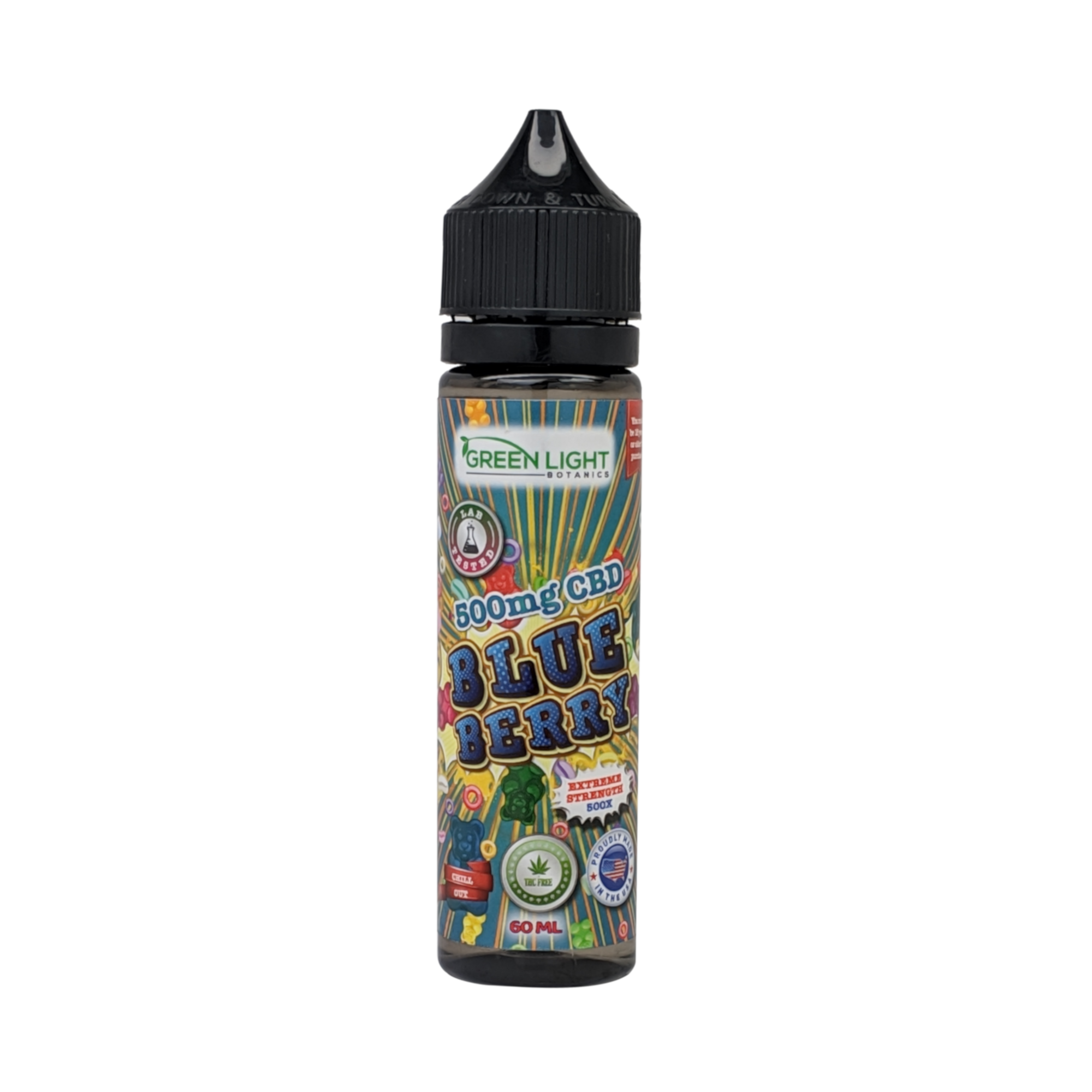 CBD Vape Liquid - Blueberry - 500mg