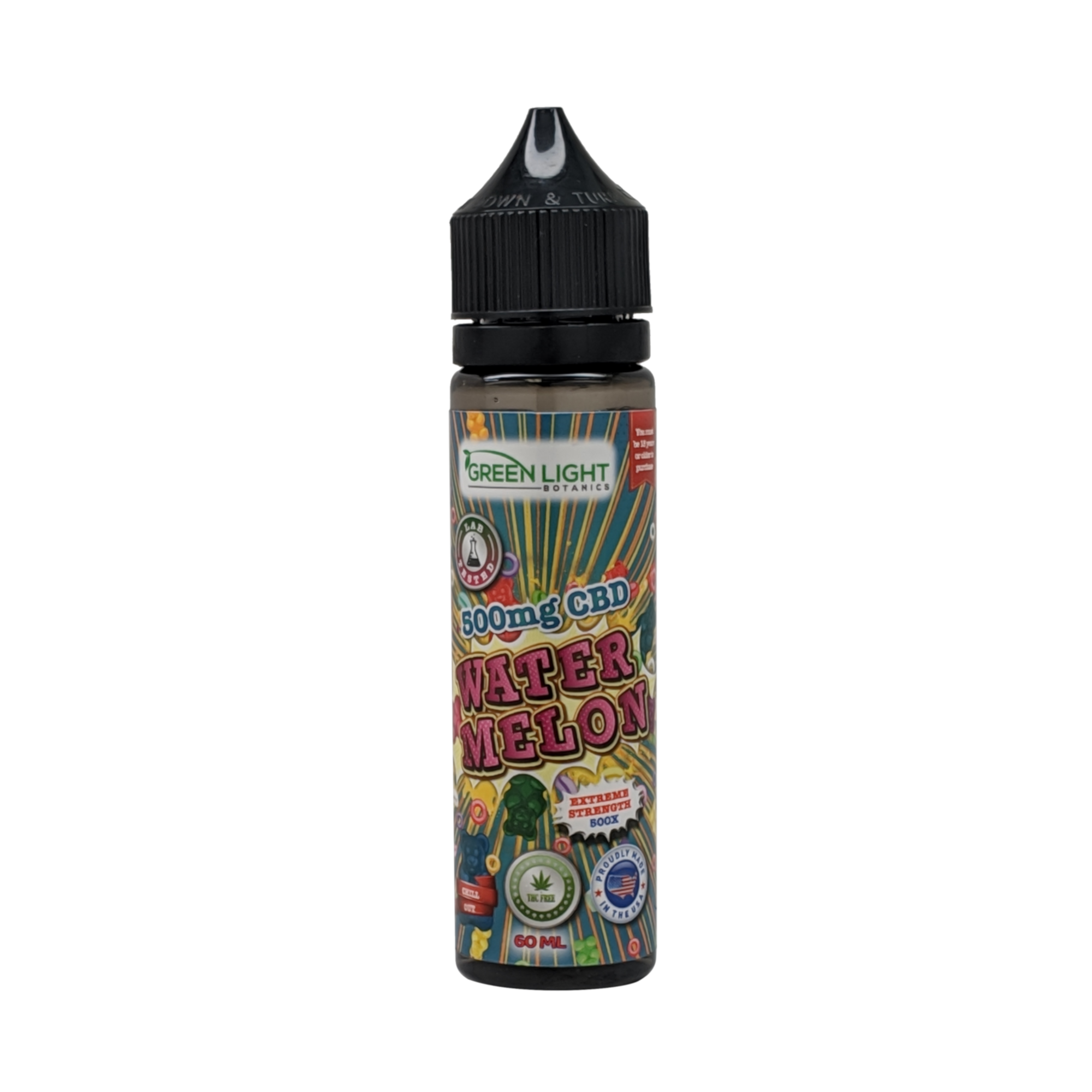 CBD Vape Liquid - Watermelon - 500mg